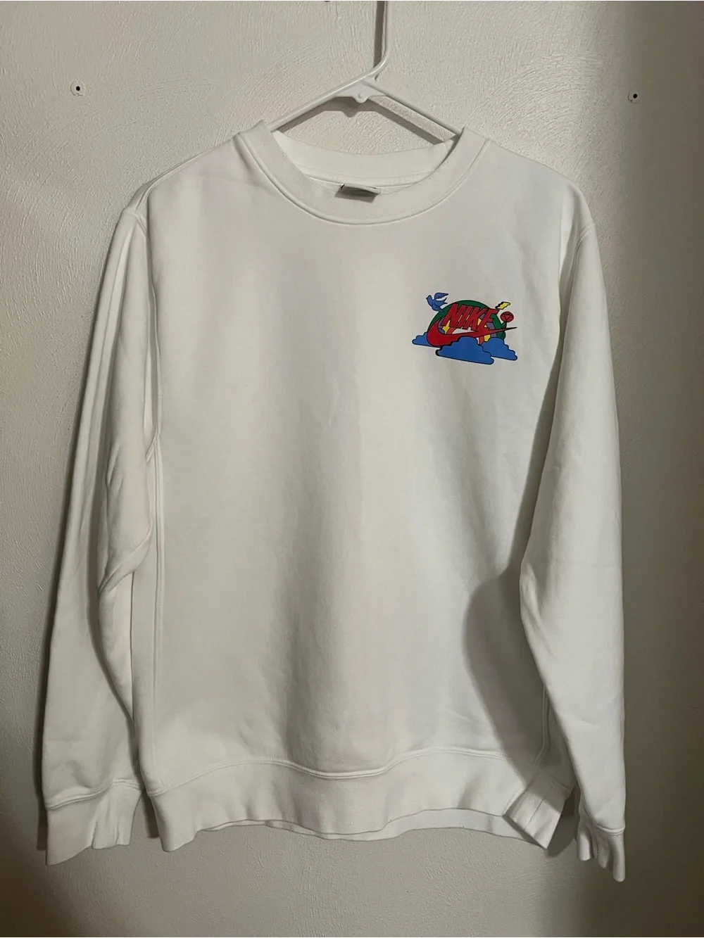 NIKE Fleece Activewear Athleisure Retro Colorful‎ Graphic Crewneck Men's Size S